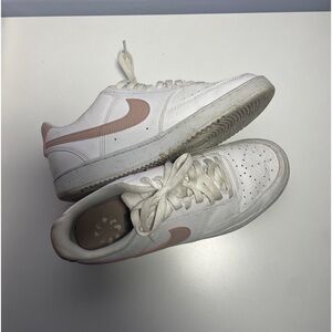 Nike Court Vision Next Nature Low White Pink Oxford Womens